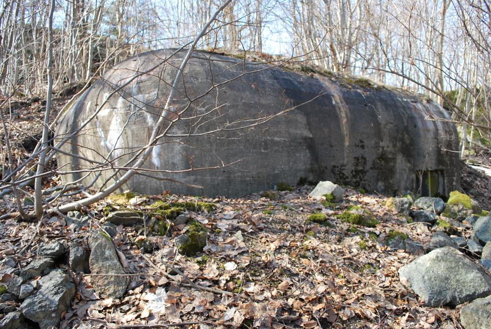 Bunker med to skyteskår