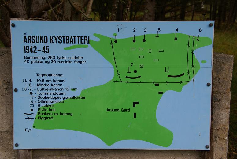 Kart over Årsund!