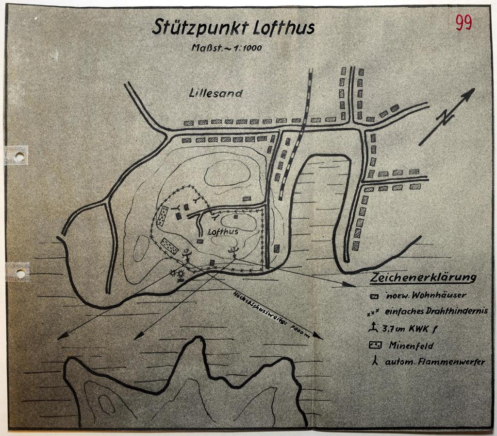 Stützpunkt Lofthus - kart
