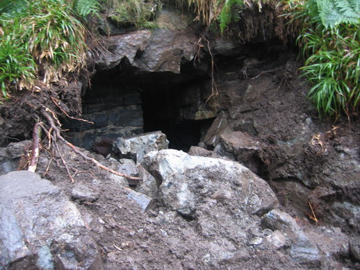 Tunnelinngang like ved R621 bunker