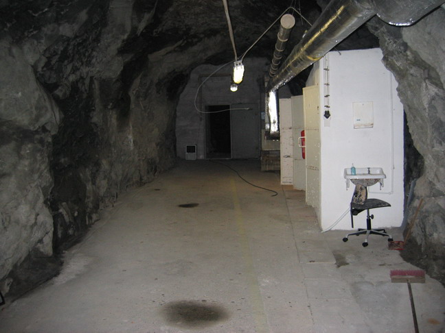 Toaletter til høyre i første hall.