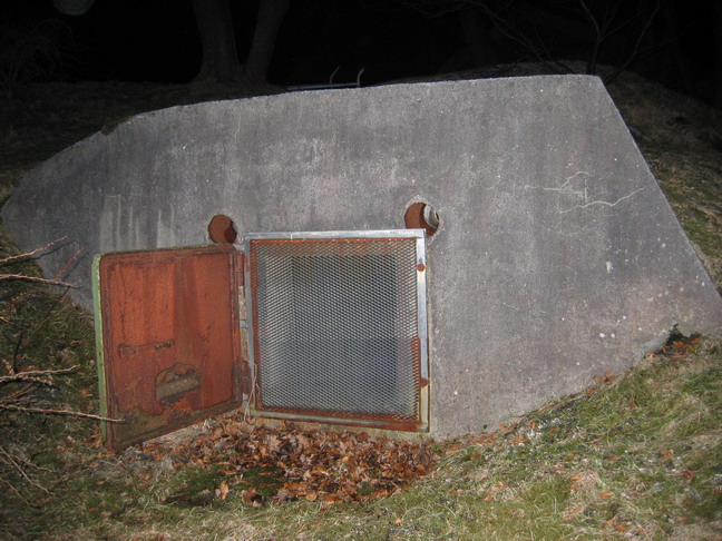 Bunker i parken, sperret.