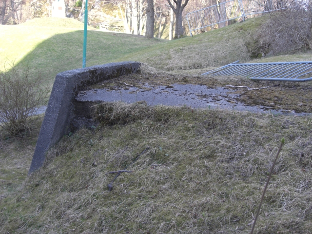 Inngangen i byparken - anno 1956