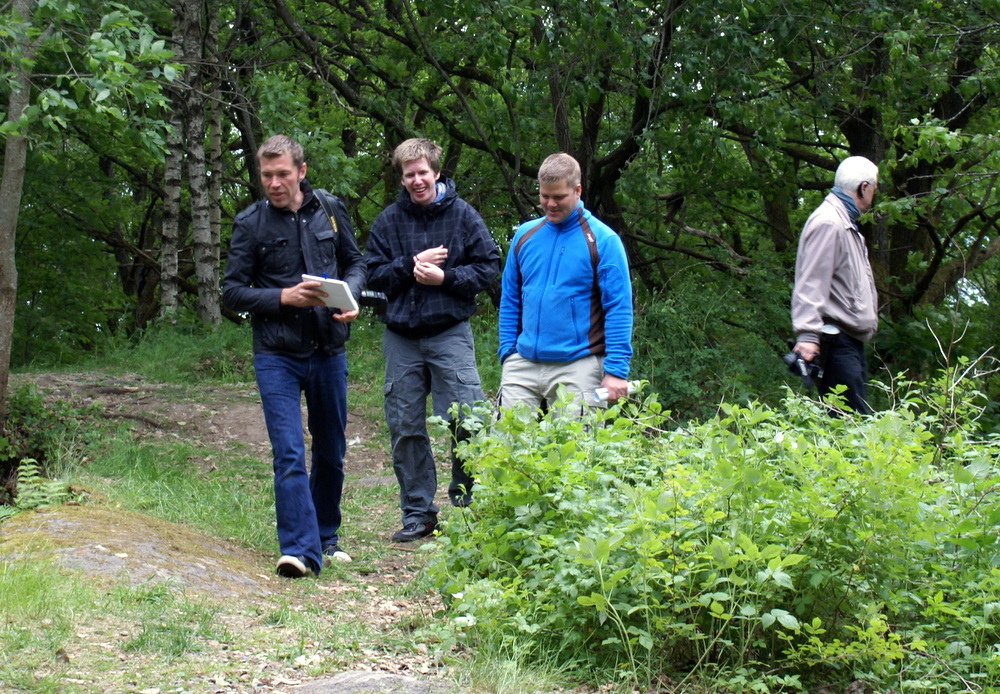 Vestfoldgruppa på befaring