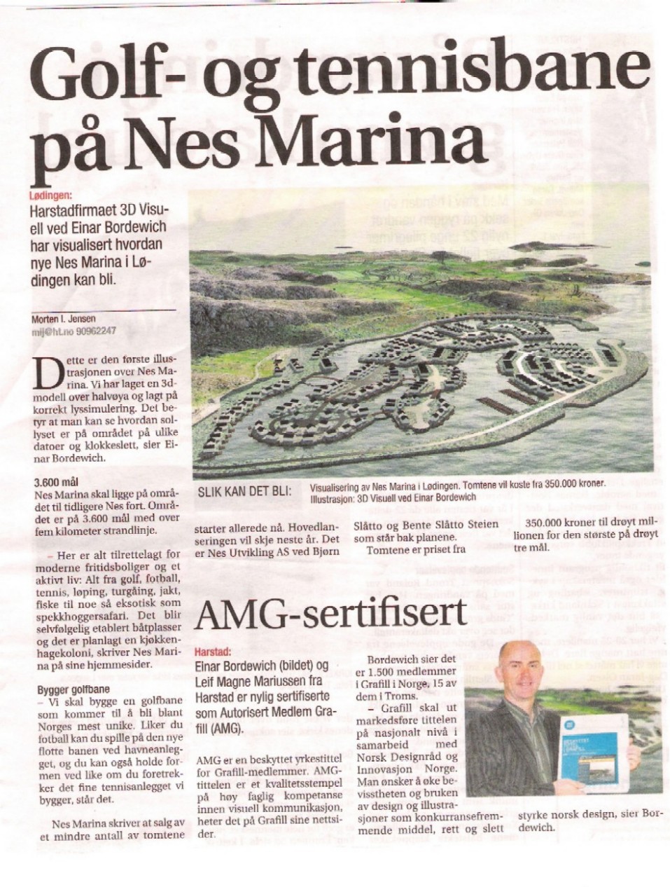 Fra Harstad Tidende. 15. sept.