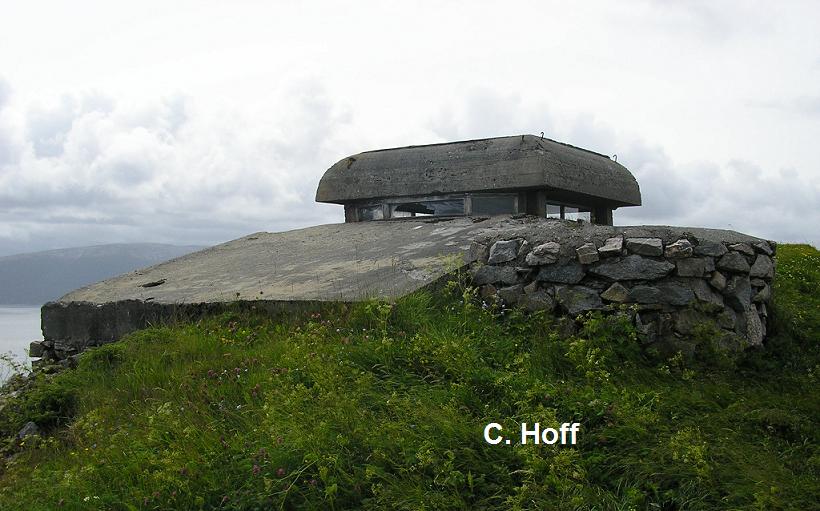 Ildledningsbunker - bakside.