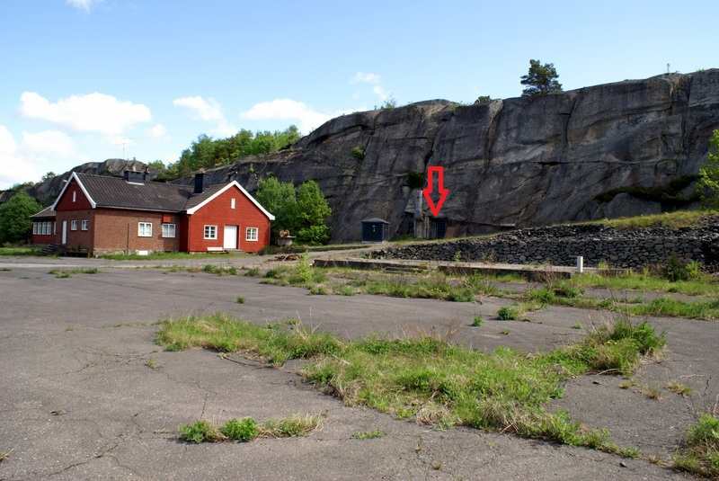 Dette er inngangen til fjellanlegget