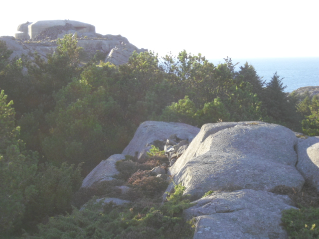 Dette er ringen til venstre i luftfotoet.<br />Stillingen ses i midten av bildet .
