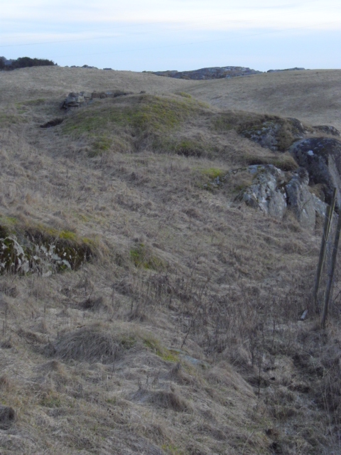 Løpegraven gikk ikke helt bort til MG stillingen og det var nok derfor eg og KOS ikke la merke til den i fjor sommer.