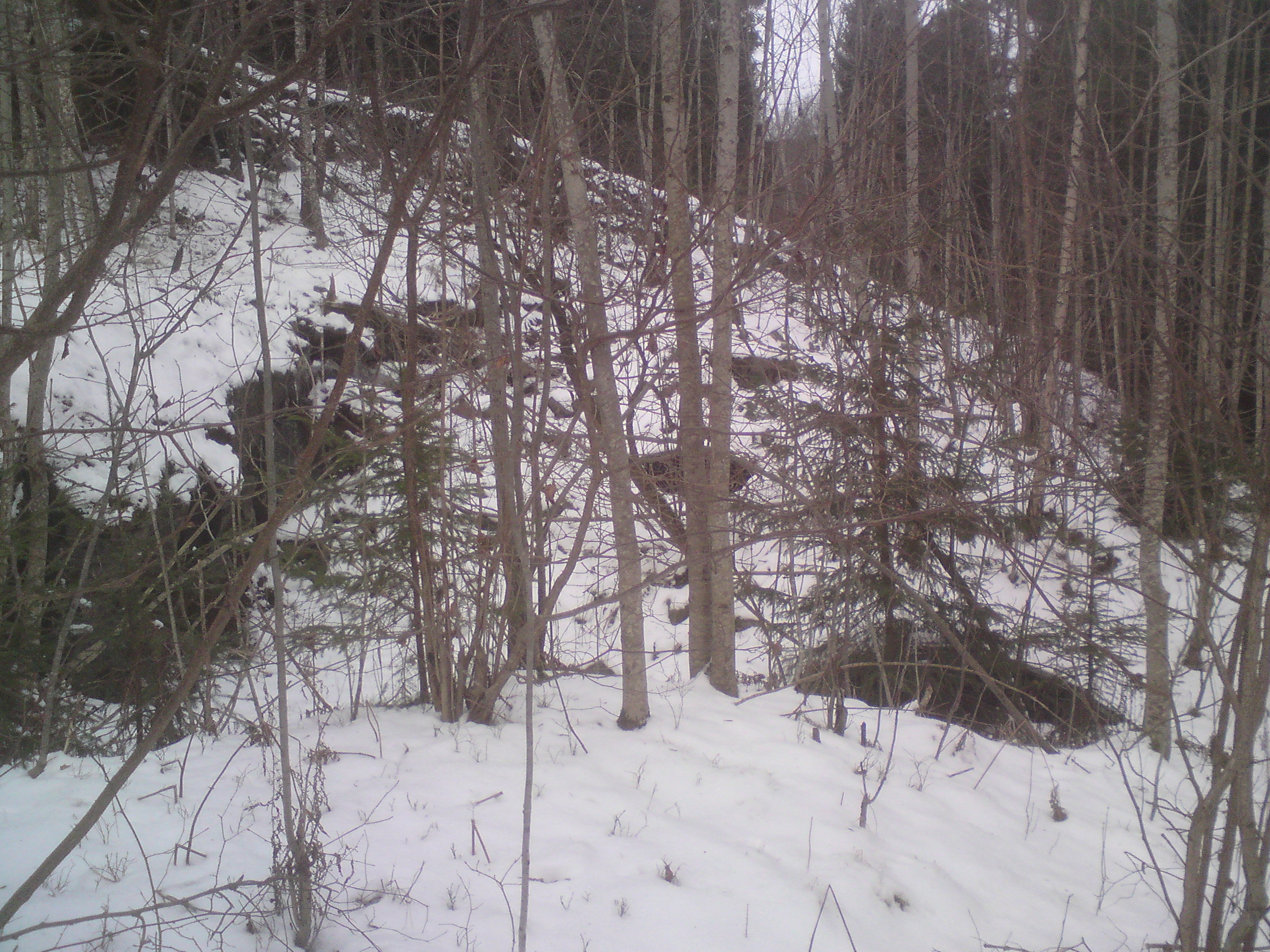sammenrast bunker