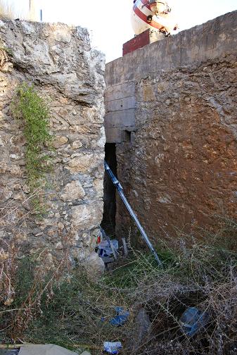 Inngang til panzertårnbunker