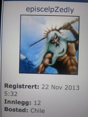 Her e bruker som spam ned forum