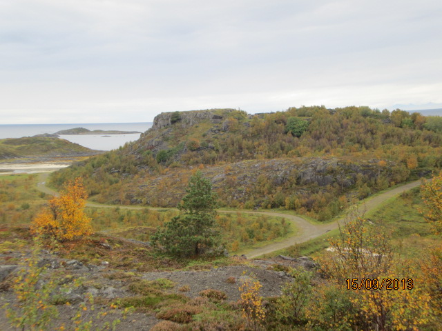 Utsikt mot kommandobunker