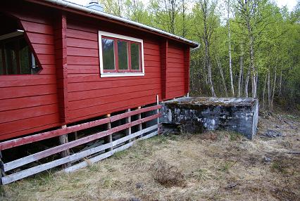 Hytte med bunker