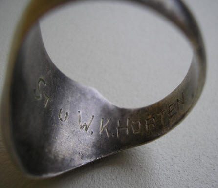 Kriegsmarine ring fra Horten