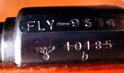 Mauser ombygget på Kongsberg for flyvåpenet.