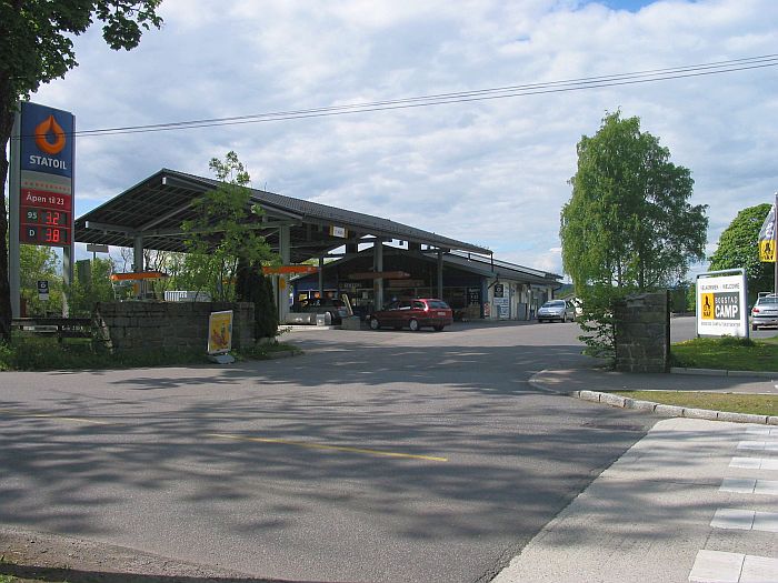 Innkjøringen til gamle Bogstad Leir