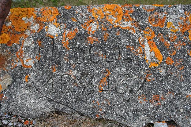 Fra HKB Børselvsnes i Finnmark:<br />Initialer og dato innsirklet med et hjerte?