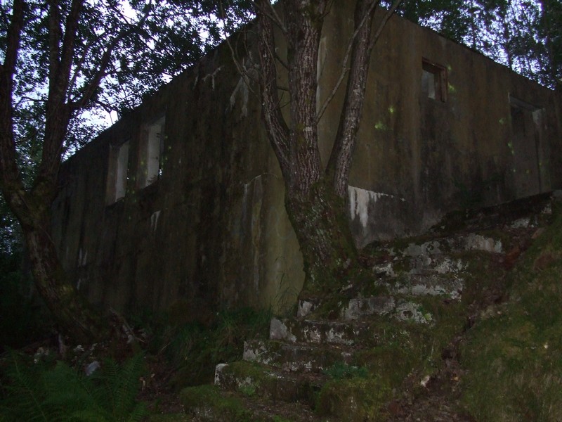 Bygning nedenfor OP bunker