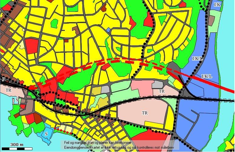 fant den her da, er hva som er planlagt for ny jærnbane linje til larvik sentrum. så lurer på hva som er i fjell der.