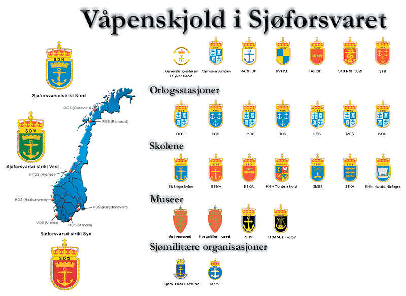 Våpenskjold i Sjøforsvaret